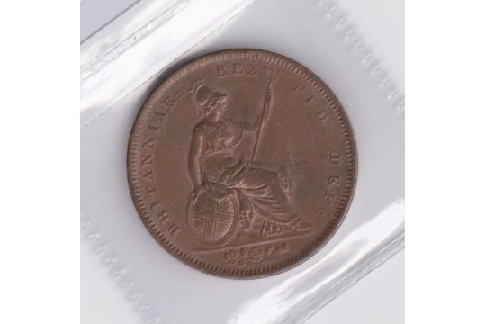 1826 George IV Penny, AEF with considerable lustre, S3823 - Image 2 of 2