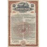 Northern Pacific Railway Company 1000 Dollar 4% Bond due 1984 coupons attached, attractive