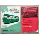 The London RT Bus story of London's longest lasting bus by J S Wagstaff 1973 and a London Country