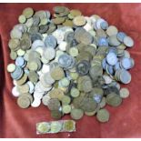 Charity Mix British Copper and Foreign coins 5kg approx.