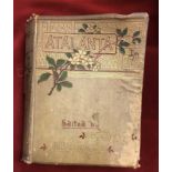 Atalanta October 1892 to September 1893, hardback book, cloth decorated Vol 6, condition poor,