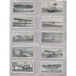 Lambert & Butler - A History of Aviation cigarette cards (Green Front) 1932 set 25/25 (light