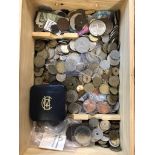 Foreign & British Coinage Ex Charity. A bulky and heavy lot (1000s) buyer collects.