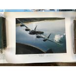 Dambusters Print after Alan Roe, 'Dam Buster VC', signed by 2 members of the squadron and the