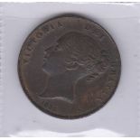 1854 Victoria Penny PT S3948 NEF dark toning