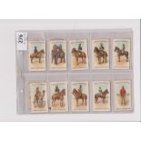 WD & HO Wills Scissors Indian Regiments Series cigarette cards 1912 series 20/50 cards, good to very