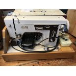 Vintage Alfa Z233 Electric Sewing machine in case, untested, heavy item, buyer collects