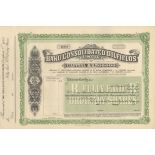 Baku Consolidated Oil Fields Ltd Share Certificate, unissued, black & green on cream