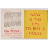 National Building Society 'Now is the Time to buy a House' pop-up advertising card, 'You pick the