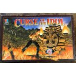 Curse of The Idol board game made by MB Games in 1990, defy danger to capture the bloodstone, escape