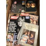 A quantity of Royal theme magazines and books including Princess Diana in Hello! Magazines, The