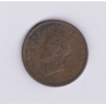 GB 1824 George IV Penny, fine