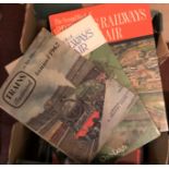 Railway and Locomotive History Books (14) including: Locospotters' Albums, Britain's Railways.
