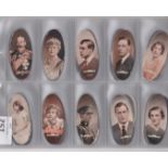 Carreras Cigarette cards. Popular Personalities (Oval) 1935 set 72/72 very good condition