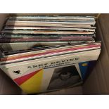 Country & Western Records. Job lot of 50 vinyl LP records, all Country & Wester, all in Good to