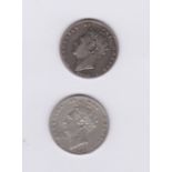 George IV Sixpence 1826 and 1829, fine or better (2)