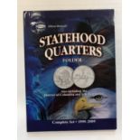 USA Quarter Dollars 1999-2009 Whitman Statehood Quarter dollars 60 coins set in special folder