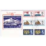 Great Britain FDC's 1963 (31 May) Lifeboat Conference Illustrated FDC, Fareham FDI cds. Both non-