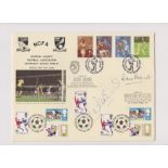 GB FDCs 1980 (10 Oct) Sports Set on Norfolk county Football Association official FDC and H/S with