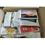 GB A carton of Booklets, prestige, folded etc very good condition but without stamps (100s many