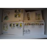 1980 Commemorative sets small, clean lot, FDI and H/Ss (100 approx.)