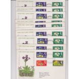 Great Britain FDCs 1964 (5 Aug) Botanical Congress Phosphor set FDC's, Philatelic Bureau, A/T (10)