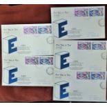 Great Britain FDC's 1960 (19 Sept) Europa set on illustrated FDCs, Cricklewood CDS, FDI (5)