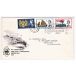 Great Britain FDC's 1963 (31 May) Lifeboat Phosphor set FDCs Edinburgh Conference Slogan A/T