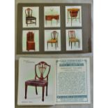 W.D & H.O. Wills Ltd., Old Furniture 1st Series 1923 Set L 25/25 Ex Old Furniture 2nd Series 1924