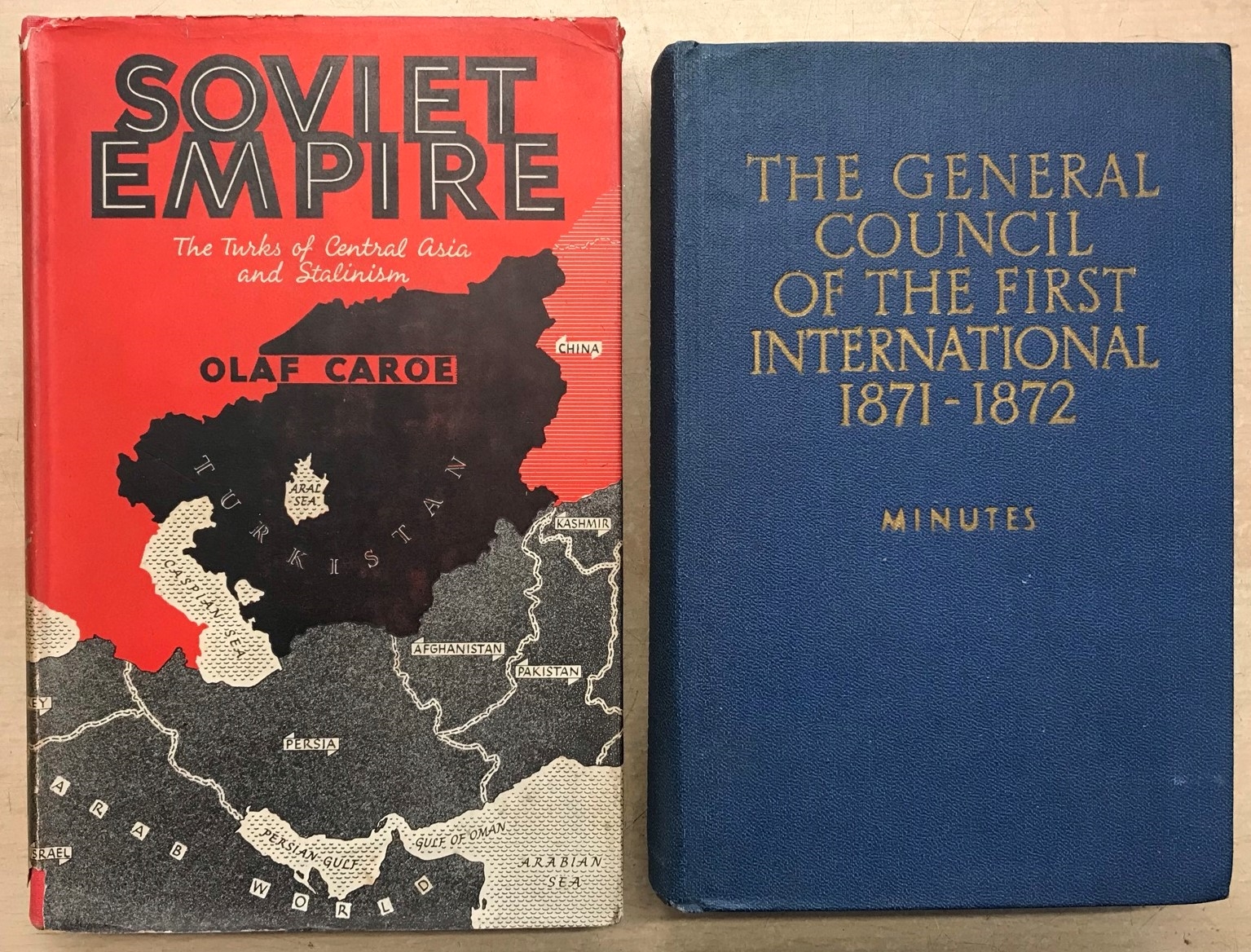 Soviet Empire, The Turks of Central Asia and Stalinism by Olaf Caroe, hardback with original dust