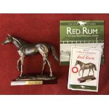 Red Rum statue authentic replica by Atlas Editions. The Sport of Kings Red Rum Three times Grand
