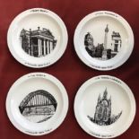 Newcastle Upon Tyne Benchmark series of collectable plates (4) including: St. Nicholas Cathedral,