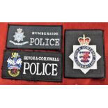 Police patches (3) Devon & Cornwall Police Cloth Pullover Patch Large Lettering, Avon & Somerset