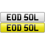 EOD 50L Number plate registration on a retention certificate Companies that undertake EOD