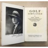 Golf Simplified Hardcover 1924 by Cecil Leitch "Winner Ladies' Open Championships 1914, 1920, 1921…"