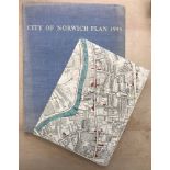 The City of Norwich Plan 1945 book town planning (Norwich City Council's 50-year vision for Norwich,