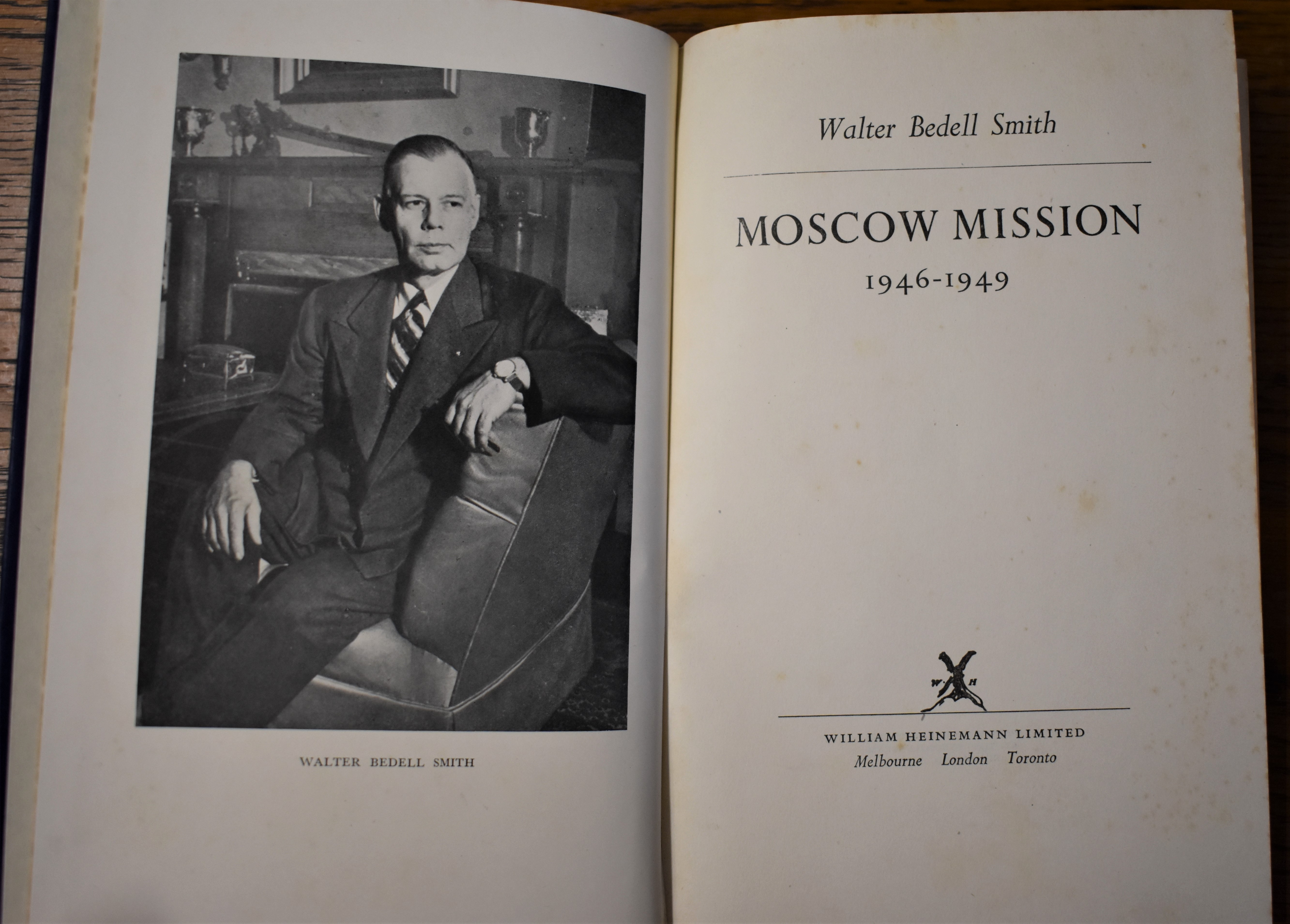 Moscow Mission 1946-1949 by Walter Bedell Smith, printed 1950 in very good condition with minor - Image 3 of 3