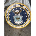 USAF Badge believed to have been from one of the USAF Bases in Norfolk in the 1950s. Both of the