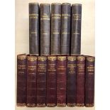 Attractively bound hardback books; Charles Dickens novels Hazell, Watson & Viney (8) and Odhams