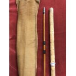 Vintage Edgar Sealey 10ft 2 piece fishing rod, split cane rod, cane all good, whippings good. Rod