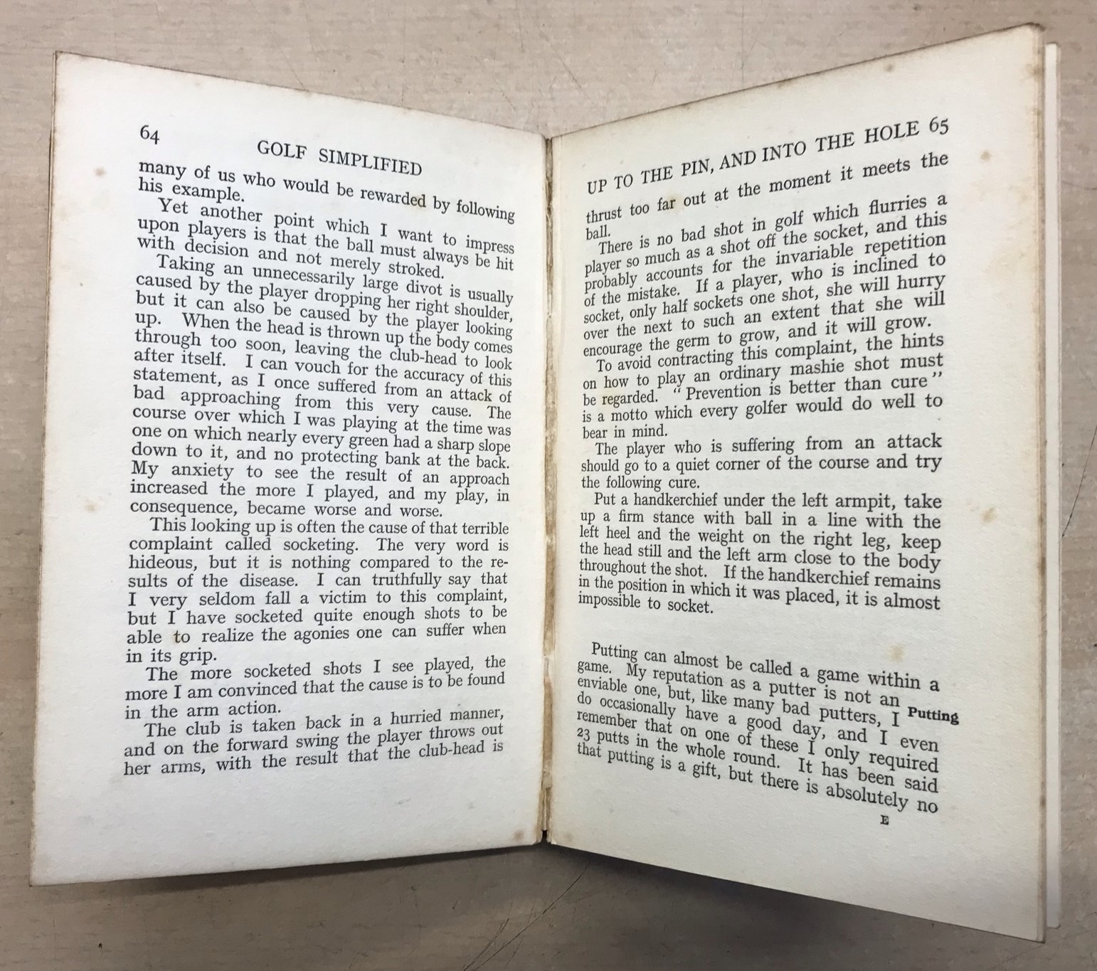 Golf Simplified Hardcover 1924 by Cecil Leitch "Winner Ladies' Open Championships 1914, 1920, 1921…" - Image 2 of 5