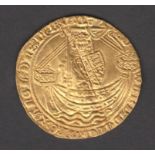 Edward III Gold Noble, 1361-1369 Treaty period, London Mint group b. 102.3 grains (N1232; S1503),