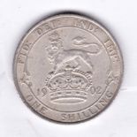 1902 Edward VII Shilling, VF