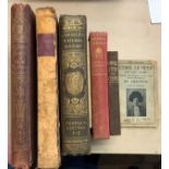 Antique Books including "Oliver Cromwell's Letters and Speeches", "The Wonderland of Nature Harper
