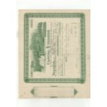 British Guiana- 1910 - The Essequibo and Tobacco Rubber Estates Limited. Share certificate very