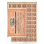 Compañía Salitrera De Tarapaca Y Antofagasta - 1934 - Chile. Two 1934 share certificates for 10 &
