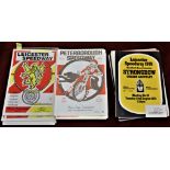 Speedway Programmes Leicester Speedway (mostly) 1977/78 odd signed, '77 Jubilee etc. (57)