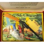 Tip the Birdie vintage shooting game by Louis Marx & Co., Ltd. Great Britain, includes pressed steel