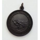 Royal Life Savings Society Bronze medallion, awarded to J.W. Dean Aug 1932