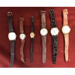 Wrist Watches (6) a good selection including makes such as Sekonda, Acqua, Camy super automatic etc.